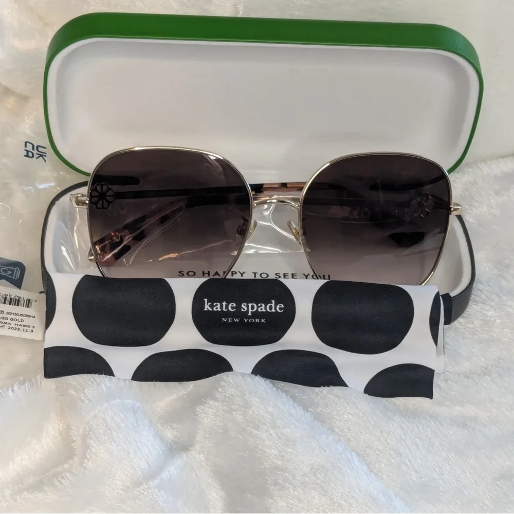kate spade new york Women's TALYA 59mm Sunglasses NWT - Picture 14 of 14
